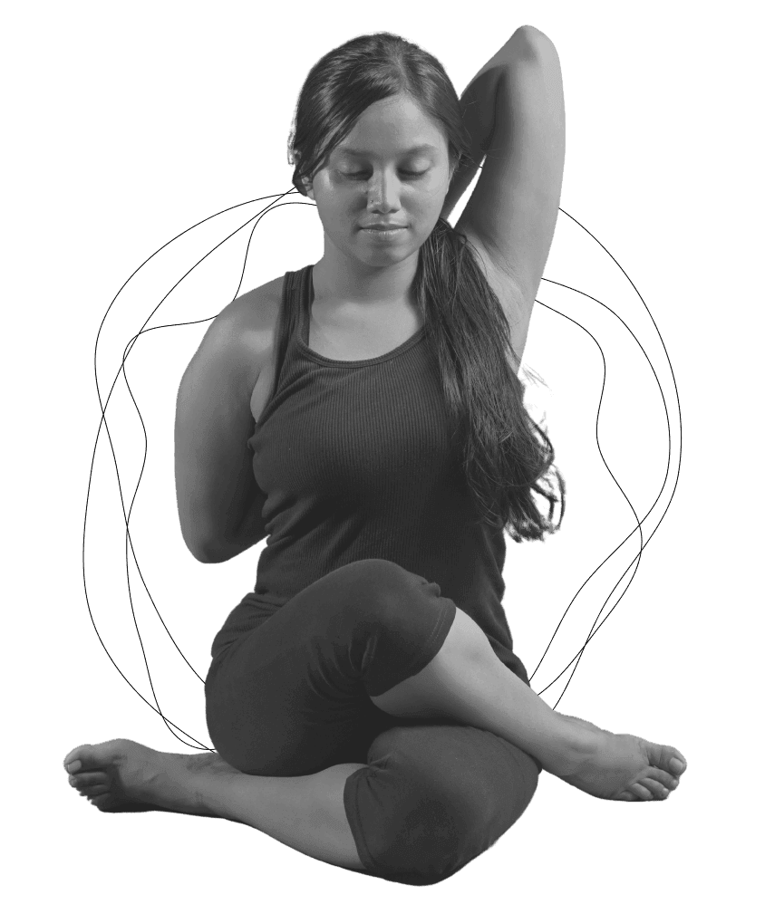 Aindrilla Das Cow Face pose (Gomukhasana)